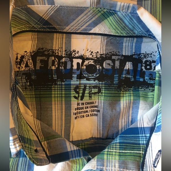 Men’s Aeropostale button down shirt Size Small - Picture 5 of 6